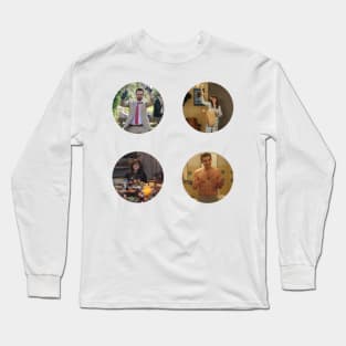 Nick and Jess Sticker Pack Long Sleeve T-Shirt